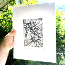 Load image into Gallery viewer, The Seahorse - An Original Limited Edition Linocut (Series of 16)