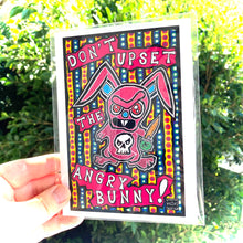 Load image into Gallery viewer, Angry Bunny (Open Edition Poster Print)

