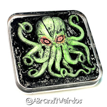 Load image into Gallery viewer, CTHULHU! (GLOW IN THE DARK)(Handmade Beverage Coaster)
