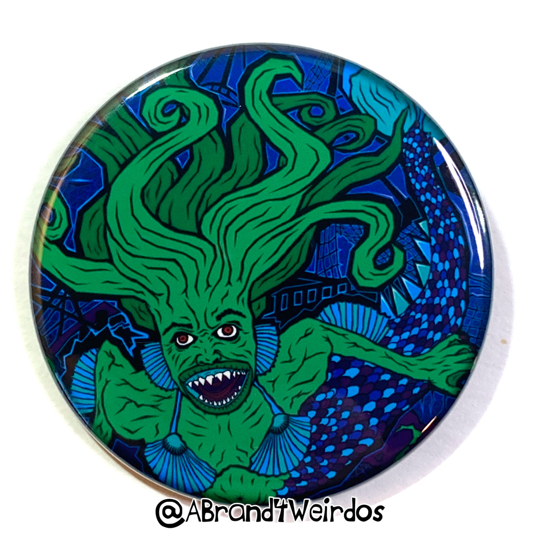 Mermaid (2.25 Inch Pinback Button)