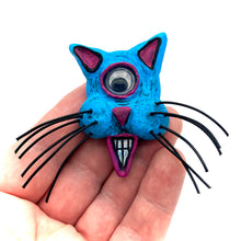 Load image into Gallery viewer, The Psyclops Kitty (Small Handmade Sculpt)
