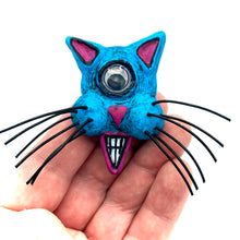 Load image into Gallery viewer, The Psyclops Kitty (Small Handmade Sculpt)
