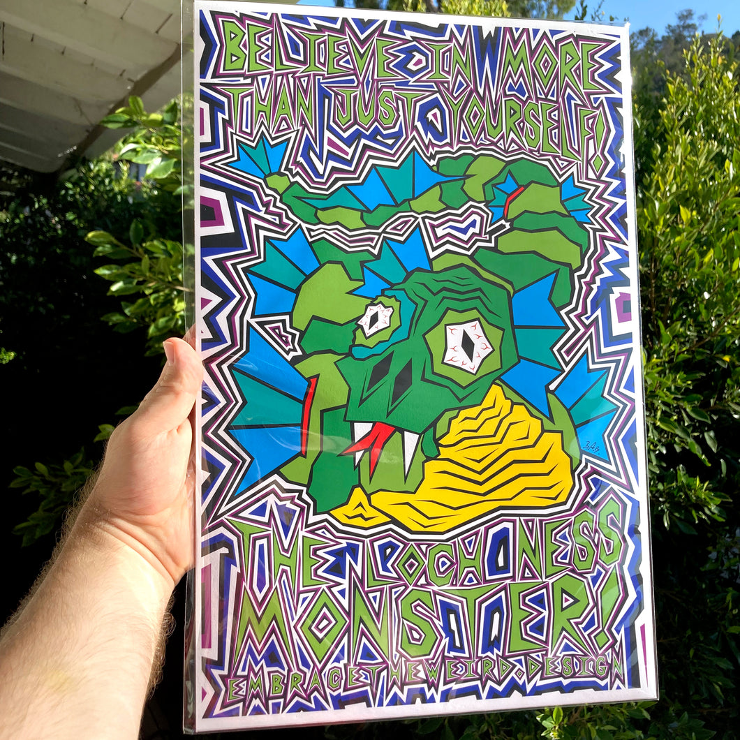 Loch Ness Monster! (Open Edition Poster Print)