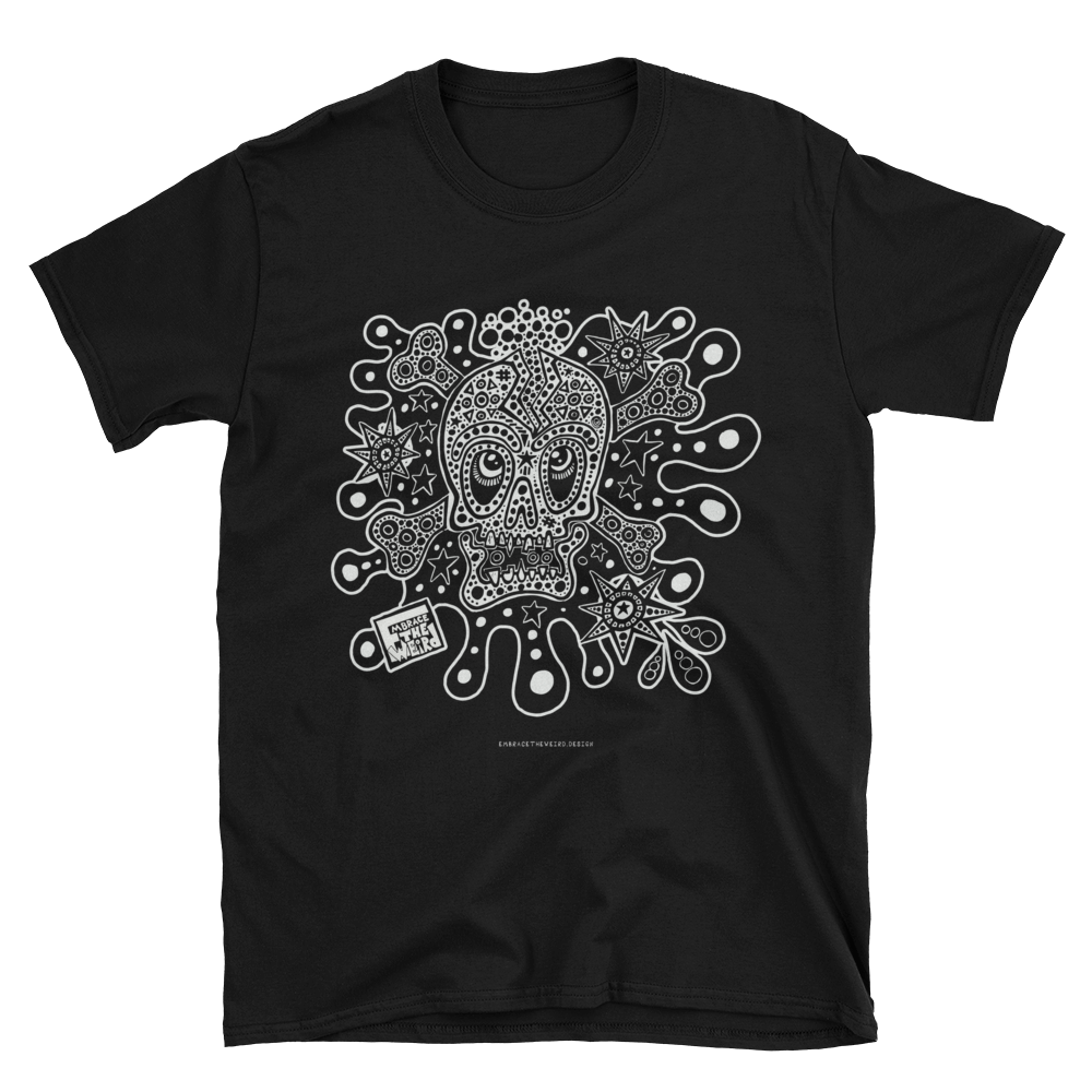 Skull and Bones Splat (Unisex T-Shirt)