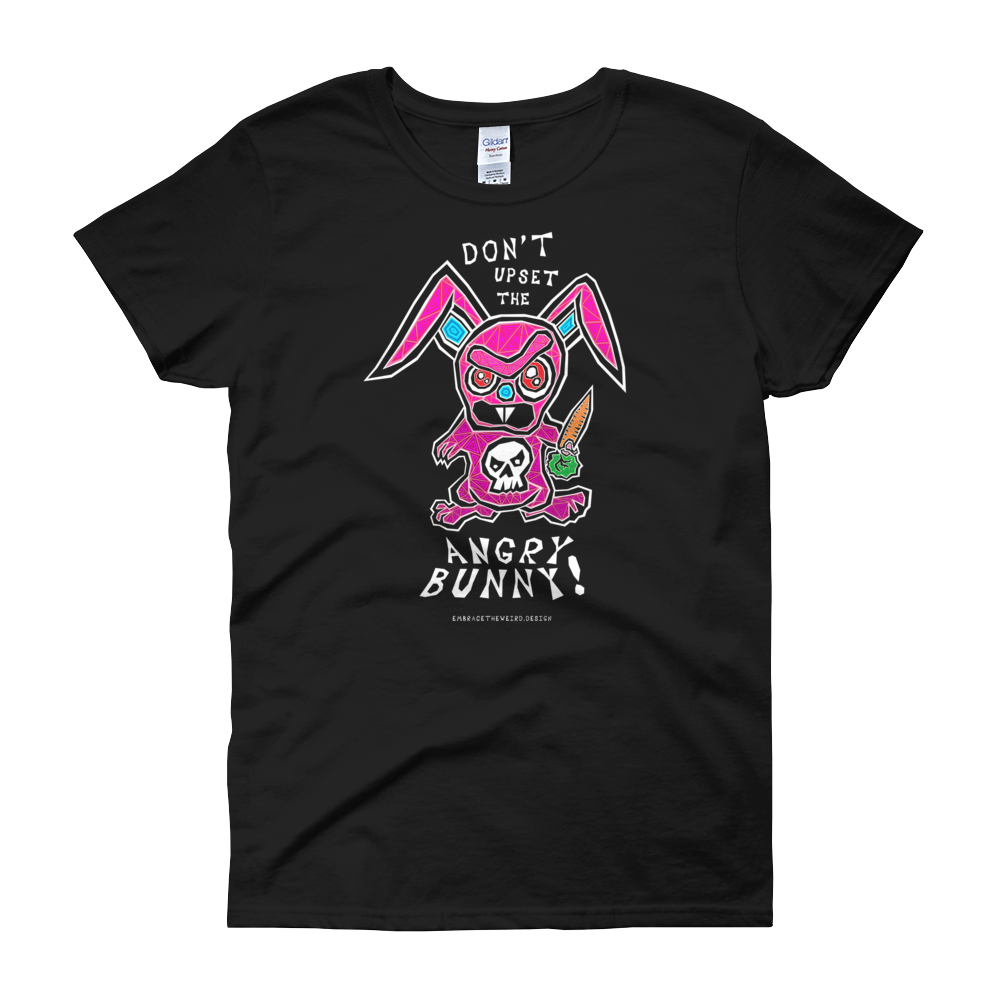Angry Bunny (Ladies T-Shirt)