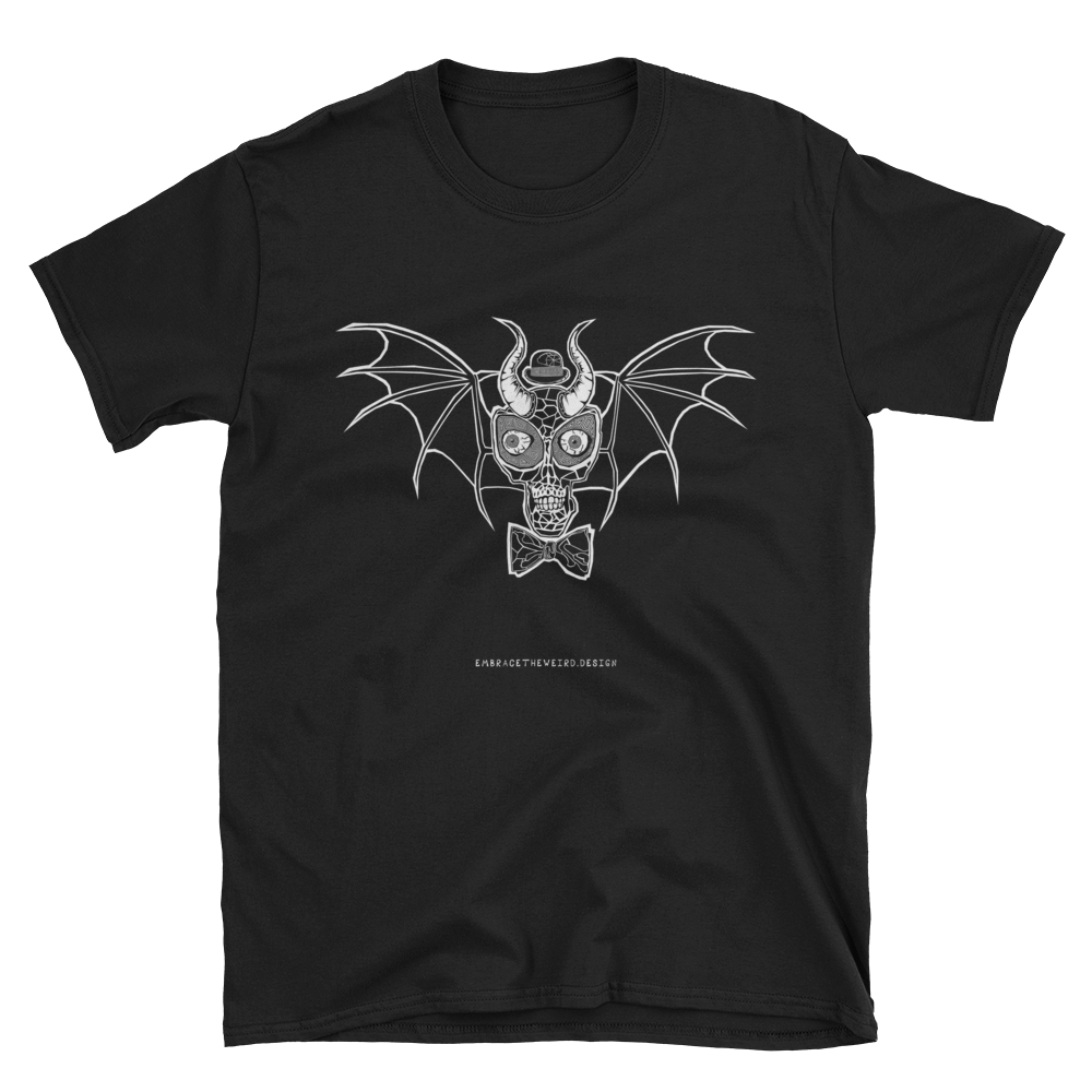 Alien Bat Skull (Unisex T-Shirt)